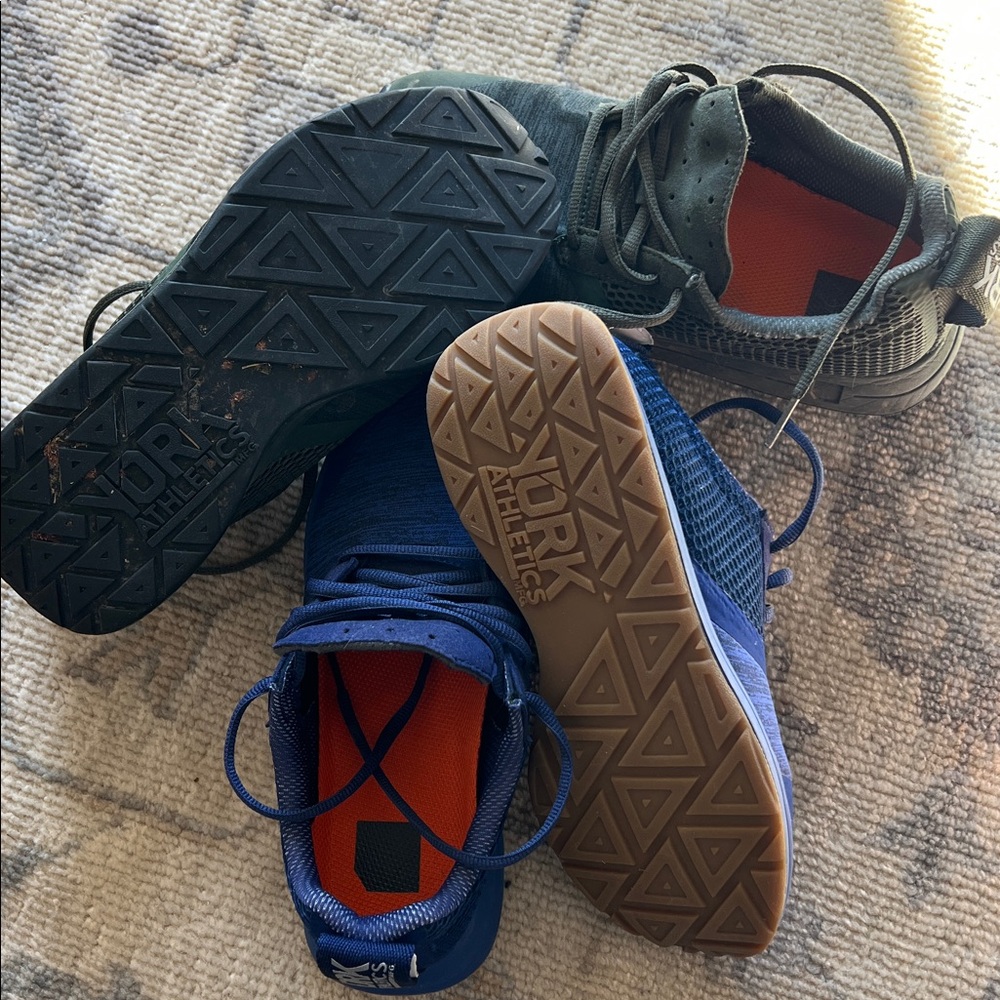 York Athletics Blue and Black Sneakers